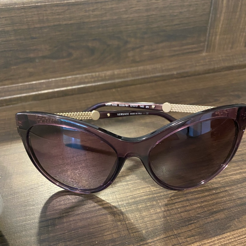 Versace purple sunglasses